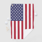 Amerikaanse vlag Amerikaanse onafhankelijkheidsdag Golfhanddoek (Insitu)
