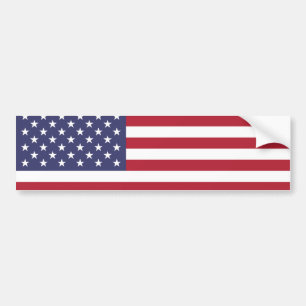 Amerikaanse vlag Amerikaanse onafhankelijkheidspat Bumpersticker