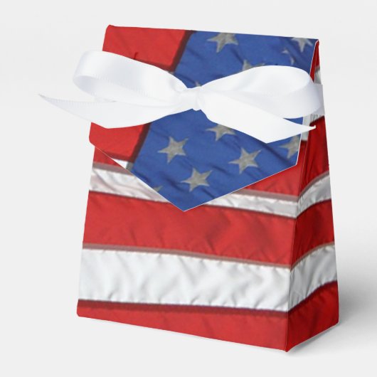 Amerikaanse vlag Amerikaanse patriottisch ontwerp Bedankdoosjes (Voorkant Zijde)