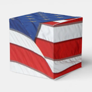 Amerikaanse vlag Amerikaanse patriottisch ontwerp Bedankdoosjes