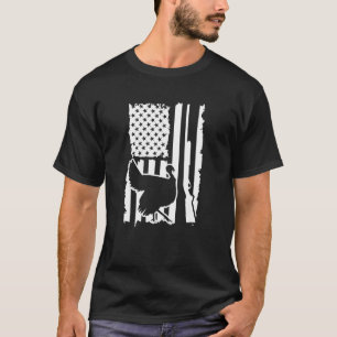 Amerikaanse vlag Amerikaanse patriottisch Turkije  T-shirt