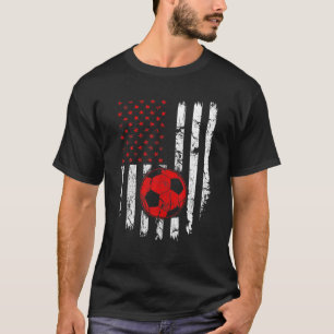 Amerikaanse vlag Amerikaanse Patriottische Sport L T-shirt