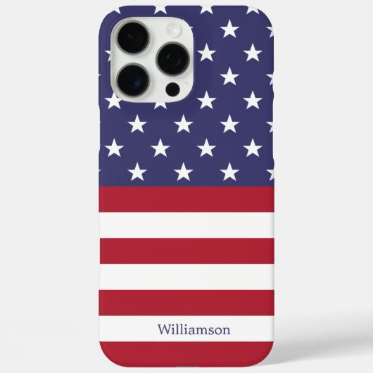 Amerikaanse vlag Amerikaanse patriottische sterren Case-Mate iPhone Case (Achterkant)