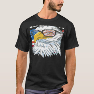Amerikaanse vlag Amerikaanse stad West covina Eagl T-shirt