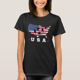 Amerikaanse vlag Amerikaanse vlag Amerikaanse vlag T-shirt