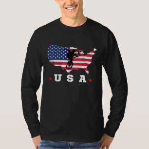 Amerikaanse vlag Amerikaanse vlag Amerikaanse vlag T-shirt