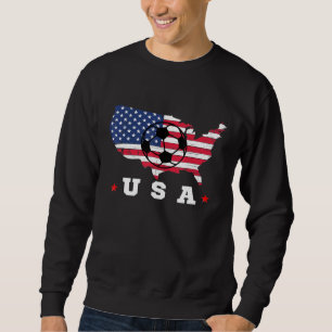 Amerikaanse vlag Amerikaanse vlag Amerikaanse vlag Trui