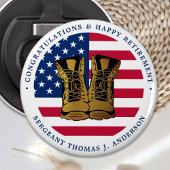 Amerikaanse vlag Amerikaanse vlag Button Flesopener