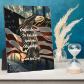 Amerikaanse vlag Amerikaanse vlag Fotoplaat (Zijkant)