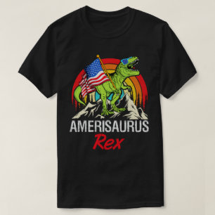 Amerikaanse vlag Amerikaanse vlag op 4 juli T-shirt