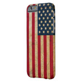  Amerikaanse vlag Antiek Grunge Case-Mate iPhone Hoesje (Achterkant Links)