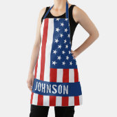 Amerikaanse vlag Apron Schort (Insitu)