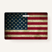 Amerikaanse vlag badge (Achterkant)