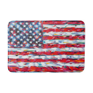 Amerikaanse vlag badmat