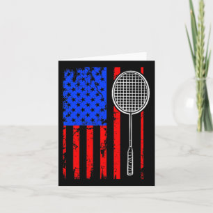Amerikaanse vlag Badminton Kaart