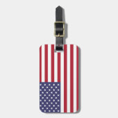 Amerikaanse vlag bagagelabel (Voorkant verticaal)