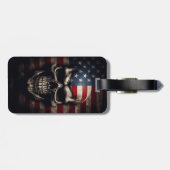 Amerikaanse vlag bagagelabel (Achterkant horizontaal)