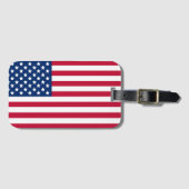 Amerikaanse vlag bagagelabel (Voorkant (horizontaal))