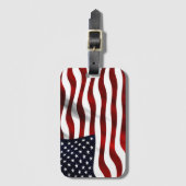 Amerikaanse vlag bagagelabel (Voorkant (verticaal))