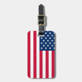 Amerikaanse vlag Bagagelabel Patriottisch (Voorkant verticaal)