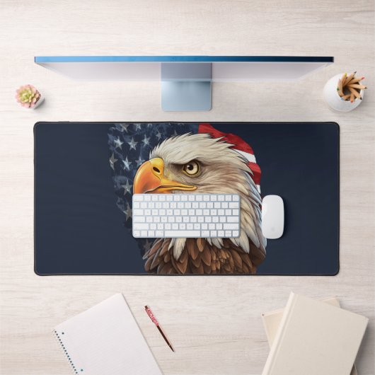 Amerikaanse vlag Bald Eagle Bureaumat (Kantoor 1)
