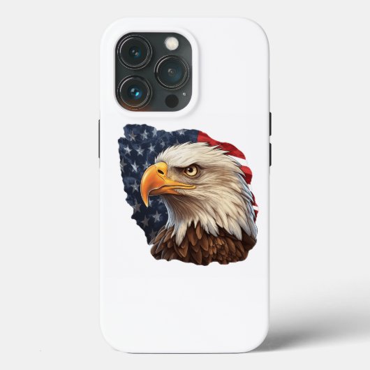 Amerikaanse vlag Bald Eagle Case-Mate iPhone Case (Achterkant)