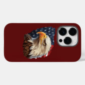 Amerikaanse vlag Bald Eagle Case-Mate iPhone Case (Achterkant (horizontaal))