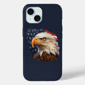 Amerikaanse vlag Bald Eagle Case-Mate iPhone Case (Achterkant)