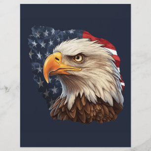 Amerikaanse vlag Bald Eagle Flyer