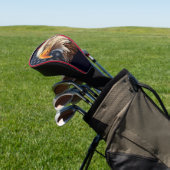 Amerikaanse vlag Bald Eagle Golfheadcover (Insitu)