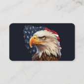 Amerikaanse vlag Bald Eagle Informatiekaartje (Voorkant)