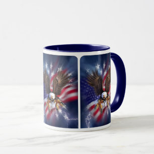 Amerikaanse vlag Bald Eagle Mok