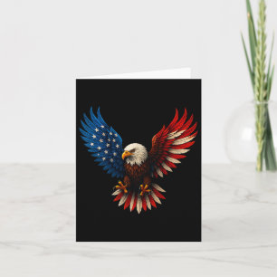 Amerikaanse vlag Bald Eagle Patriotic Eagle 4th of Kaart