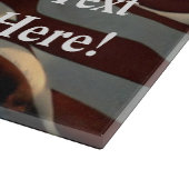 Amerikaanse vlag Bald Eagle Snijplank (Hoek)