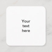 Amerikaanse vlag Bald Eagle Vierkante Visitekaartje (Achterkant)