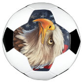 Amerikaanse vlag Bald Eagle Voetbal (Gedraaid)