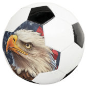 Amerikaanse vlag Bald Eagle Voetbal (Drie kwart)