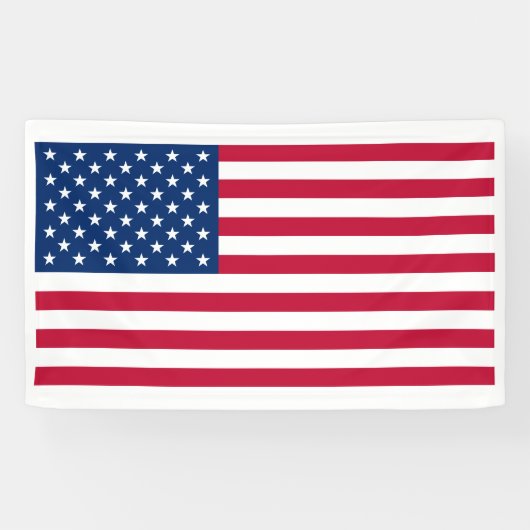 Amerikaanse vlag Banner (Horizontaal)