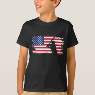 Amerikaanse vlag Baseball Apparel - Baseball T-shirt