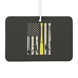 Amerikaanse vlag Baseball Luchtverfrisser