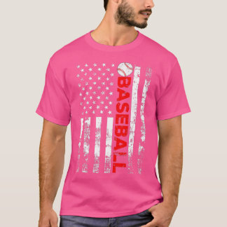 Amerikaanse vlag Baseball Team Gift T-shirt