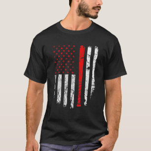 Amerikaanse vlag Baseball USA Patriotic Sport Love T-shirt