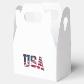 Amerikaanse  vlag bedankdoosjes (Geopend)