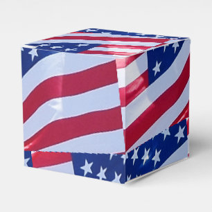 Amerikaanse vlag bedankdoosjes