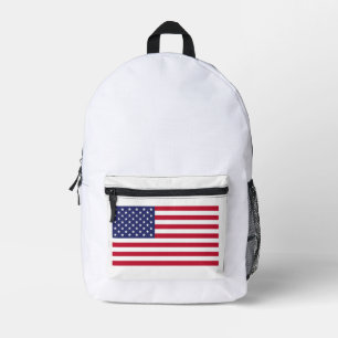 Amerikaanse vlag bedrukte rugzak