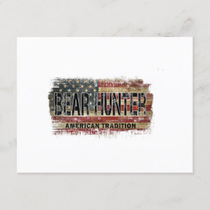 Amerikaanse vlag Beer Hunter Informatiekaartje
