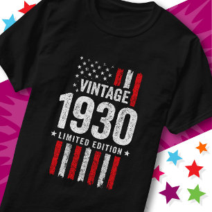 Amerikaanse Vlag Beperkte Editie Sterren Vintage 1 T-shirt