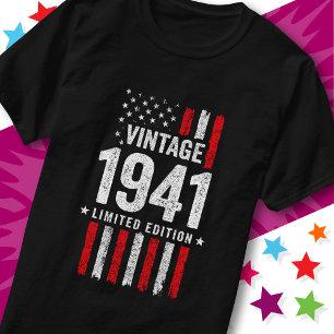 Amerikaanse Vlag Beperkte Editie Sterren Vintage 1 T-shirt
