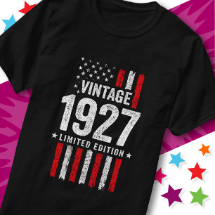 Amerikaanse Vlag Beperkte Editie Sterren Vintage 1 T-shirt