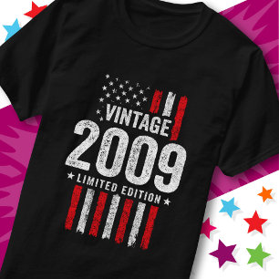 Amerikaanse Vlag Beperkte Editie Sterren Vintage 2 T-shirt